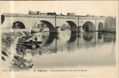 Argenton Pont du Chemin de Fer France -
													36 Indre
												