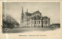 Chateauroux Eglise Saint-Andre, Vue laterale France -
													36 Indre
												