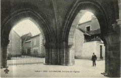 La Chatre Porche de l'Eglise France -
													36 Indre
												