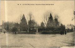 La Chatre Square et Place George-Sand France -
													36 Indre
												