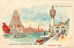 Paris Cpa Illustrateur Expo 1900 Lefevre Utile Gd Prix  (cpa a système)