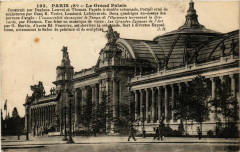 Paris 8e Le Grand Palais à Paris 8e