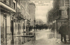 Meaux Inondation 1910 Rue du Grand-Cerf à Meaux