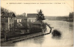 Joinville le Pont Perspective de la Seine France à Joinville-le-Pont