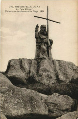 Tregastel Le Pere Eternel - Curieux Rocher Dominant la Plage -
													22 Côtes d'Armor
												