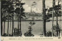 Treguier Panorama de la Ville - Vue prise du Lavoir de Turzunel