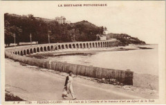 Perros-Guirec La Route de la Corniche à Perros-Guirec