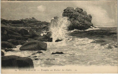 Ploumanac'H Tempete au Rocher du Diable -
													22 Côtes d'Armor
												