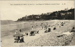 Perros-Guirec La Plage de Trestraou a Maree Basse à Perros-Guirec