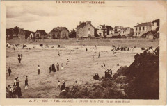 Le Val-Andre Un Coin de la Plage vu des Murs Blancs