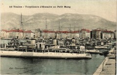 Toulon Torpilleurs d'Escadre au Petit Rang à Toulon