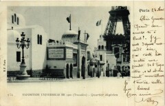 Paris Expo 1900 - Quartier Algérien
