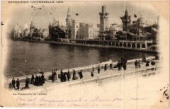 Paris Expo 1900 - La Passerelle de l'Alma