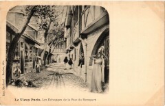 Paris Expo 1900 - Le Vieux Paris Les Echoppes de la Rue du Rempart