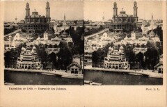 Paris Expo 1900 - Ensemble des Colonies