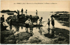 Piriac - Rochers de la Plage Korechen - La Peche a la