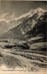 Village des Houches et l'Aiguille du Gouter