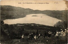 Lac d'AIGUEBELETTE, vu de la Montagne de l'Epine