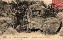 Foret de Fontainebleau - Rocher de Rousseau et Millet à Fontainebleau