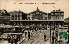 Paris 10e - La Gare de l'Est à Paris 10e