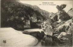 Gorges du Tarn Rocher du Champignon France