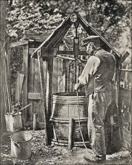 Le porteur d'eau à Paris début du 20e siècle -
													France
												