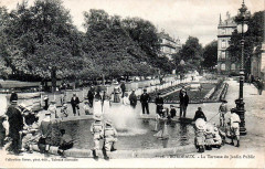 Bordeaux - terasse du Jardin Public (Gorce) à Bordeaux