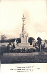 Bordeaux - cimetière nord - Monument aux morts à Bordeaux