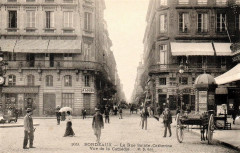 Bordeaux - rue Sainte-Catherine vue de la Comédie à Bordeaux