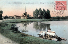 Etang et vue générale -
																					45290 Langesse
																			