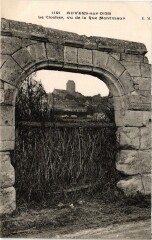 Auvers-sur-Oise - Le Clocher,vu de la Rue Montmaun à Auvers-sur-Oise