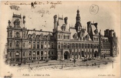 Paris (4e) - Hotel de Ville à Paris 4e