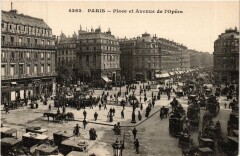 Paris 2e-Place et Avenue de l'Opéra à Paris 2e