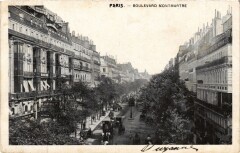 Carte postale ancienne Paris 2e-Boulevard Montmartre
                                                                     à Paris 2e
                                