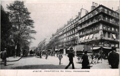 Paris 2e-Perspective du Boulevard Poissonniére à Paris 2e