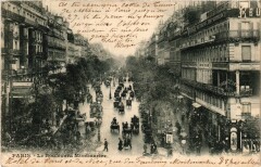 Paris 2e-Le Boulevard Montmartre à Paris 2e