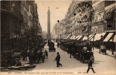 Paris 2e-Perspective des rues de la Paix et de Castiglione à Paris 2e