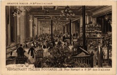 Paris 2e-Grande Salle-Restaurant Italien Poccardi à Paris 2e