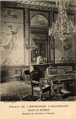 Paris 7e-Palais de l'Ambassade d'Allemagne-Salon de Musique à Paris 7e