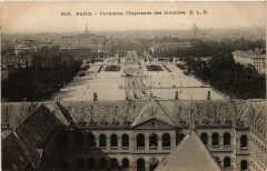 Paris 7e-Panorama-Esplanade des Invalides à Paris 7e