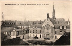 Carte postale ancienne Chapelle de l'Hôpital Laënnec - rue de Sèvres
                                                                     à Paris 6e
                                