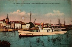 Les Sables-d'Olonne - Depart du Bateau d'excursions Ville de Saint-.. aux Sables-d'Olonne