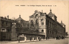 Paris 8e Le College Chaptal, Rue de Rome à Paris 8e