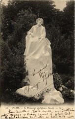 Paris 8e Le Monument d'Alphonse Daudet à Paris 8e