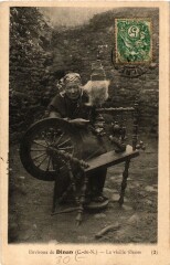 Dinan - Env. - La Vieille Fileuse - Folklore - Type à Dinan