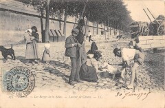 Paris Les Berges De La Seine Laveur De Chiens