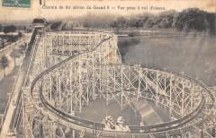 Paris Chemin De Fer Aerien Du Grand 8 Vue Prise A Vol D'Oiseau Fete Forai