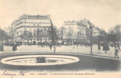 Paris VIIIe Le Rond Point Des Champs Elysees à Paris 8e