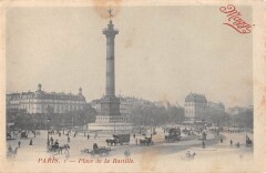 Paris XIIe Place De La Bastille à Paris 12e