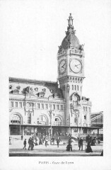 Carte postale ancienne Gare de Lyon
                                                                     à Paris 12e
                                
